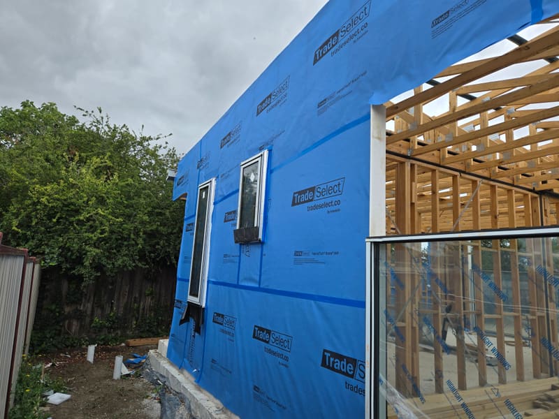 Brane vapour wrap walls — 20241213_105340