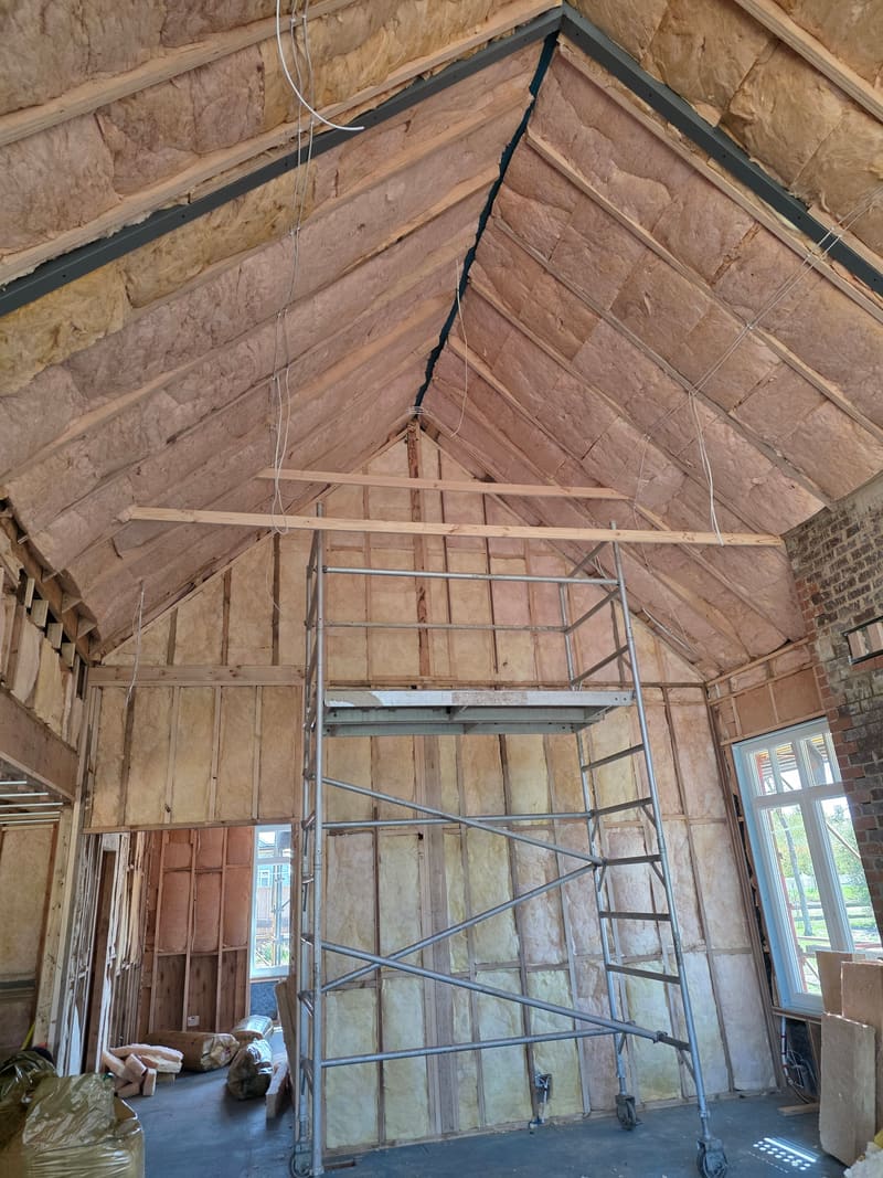 Walls and ceiling — combined insulation — 20251007_140257